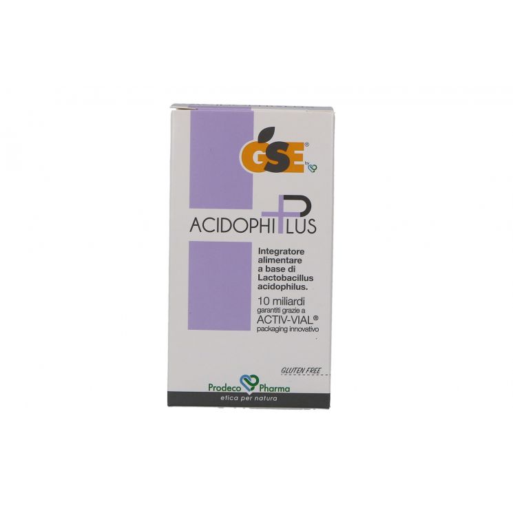 GSE AcidophiPlus 30 Capsule: fermenti per intestino